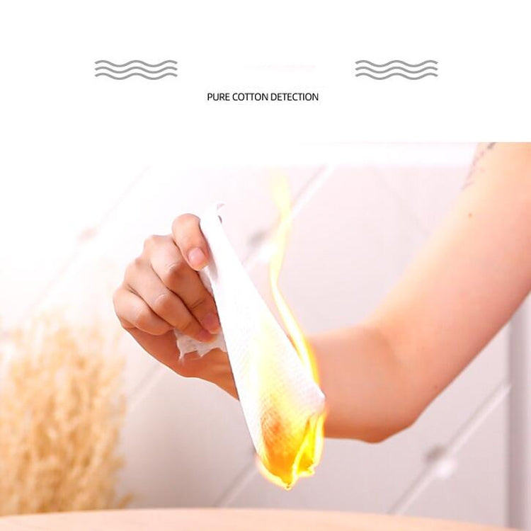 MONKIDS KS037 Asciugamano monouso per il viso Asciugamano detergente perlato ispessimento in puro cotone, 100 SheetS Pearls Texture