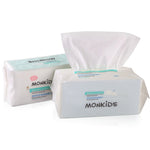 MONKIDS KS037 Asciugamano monouso per il viso Asciugamano detergente perlato ispessimento in puro cotone, 100 SheetS Pearls Texture