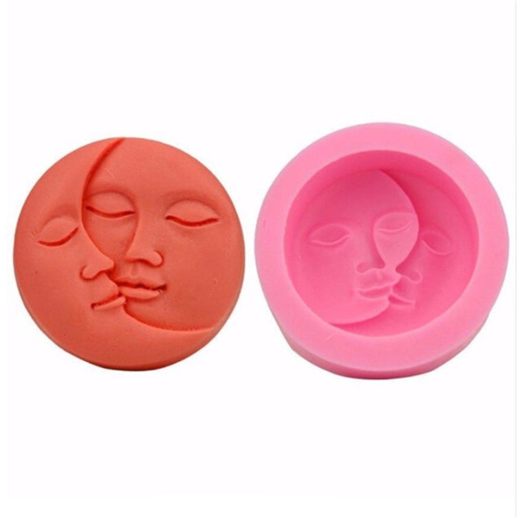 2 pezzi fai da te torta al cioccolato budino decorazione strumento viso modello in silicone stampo da forno, Face licone Model