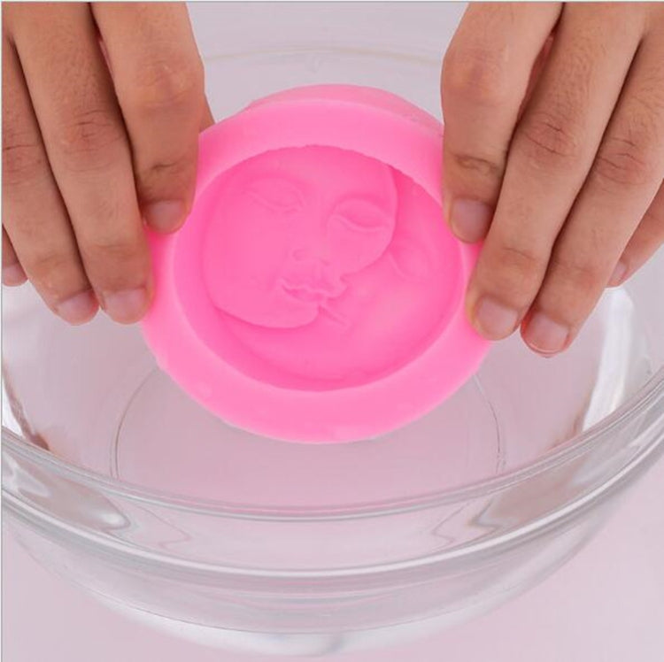 2 pezzi fai da te torta al cioccolato budino decorazione strumento viso modello in silicone stampo da forno, Face licone Model