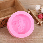 2 pezzi fai da te torta al cioccolato budino decorazione strumento viso modello in silicone stampo da forno, Face licone Model
