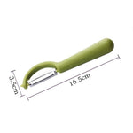4 pezzi venduti Aereo da frutta per pelapatate con manico rotondo in acciaio inossidabile, raschietto per canna da zucchero, 4 PCS Apple Peeler Knife (Dark Gery), 4 PCS Apple Peeler Knife (Green), 4 PCS Apple Peeler Knife (White)                       ...
