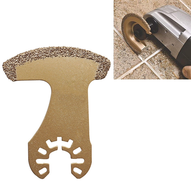 Accessori per tesori multiuso Accessori per utensili elettrici Lama per utensile multifunzione Lama per sega Lama per sega in carburo, Large Semicircular, Semi-circular, Polishing Blade, Shaped, Finger