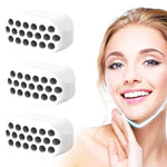 Dispositivo per il lifting del viso in silicone per allenatore mandibolare con palla massetere di quarta generazione da 3 pezzi, 4th Generation (White), 4th Generation (Black), 4th Generation (Gray)