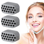 Dispositivo per il lifting del viso in silicone per allenatore mandibolare con palla massetere di quarta generazione da 3 pezzi, 4th Generation (White), 4th Generation (Black), 4th Generation (Gray)