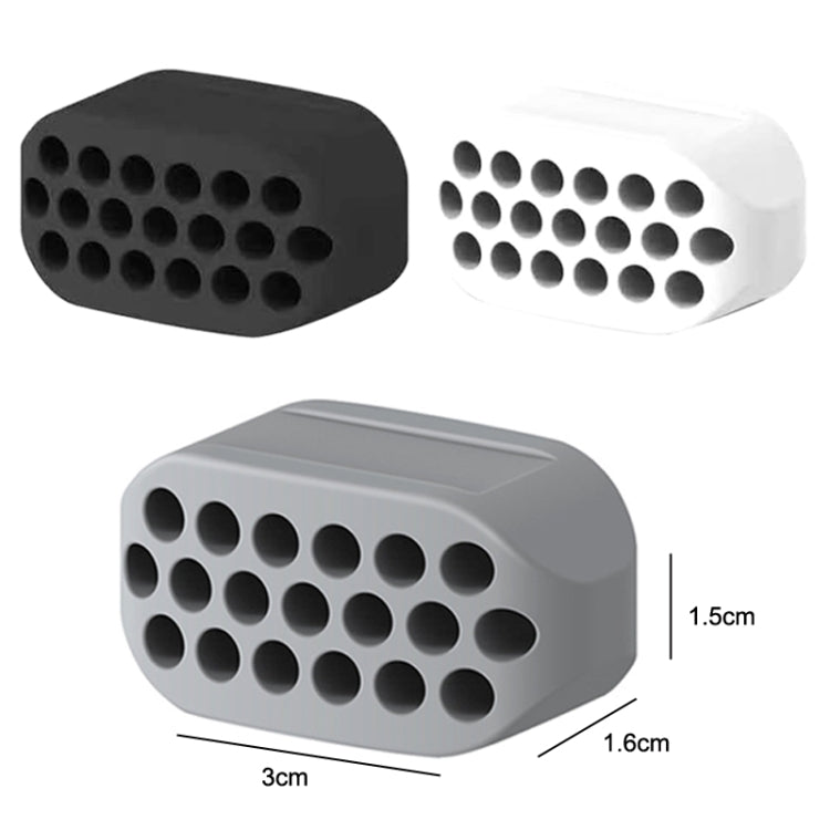 Dispositivo per il lifting del viso in silicone per allenatore mandibolare con palla massetere di quarta generazione da 3 pezzi, 4th Generation (White), 4th Generation (Black), 4th Generation (Gray)