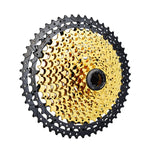 Volano a cassetta leggero per mountain bike diviso VG Sports, 9 Speed 42T (Gold), 10 Speed 42T (Gold), 10 Speed 50T (Gold), 11 Speed 50T (Gold), 11 Speed 52T (Gold), 12 Speed 50T (Gold), 12 Speed 52T (Gold)