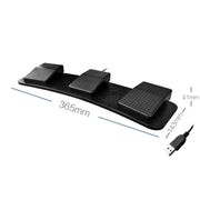 Pzensor FS23 CF Pedale Interruttore Tastiera Controllo Mouse Gioco Combo Pedale, Photoelectric Mute, Mechanical Sound