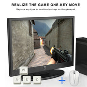 Pzensor FS23 CF Pedale Interruttore Tastiera Controllo Mouse Gioco Combo Pedale, Photoelectric Mute, Mechanical Sound