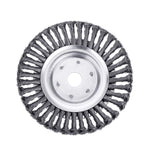 Vassoio per diserbo con testa in filo d'acciaio con ruota per erba attorcigliata per tosaerba, 6 Inches, 8 Inches
