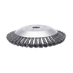 Vassoio per diserbo con testa in filo d'acciaio con ruota per erba attorcigliata per tosaerba, 6 Inches, 8 Inches