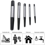 Estrattore per vite del chiodo rotto con filo rotto, 5-piece Set, 6-piece Set