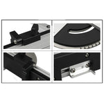 Strumento di misurazione per sega da tavolo per legno, righello scorrevole per spintore per la lavorazione del legno, Single Tenon, Aluminum Handle, Copper Handle, Aluminum Handle + Tenon, Aluminum Handle + Tenon + Limit, Copper Handle + Tenon + Limit ...