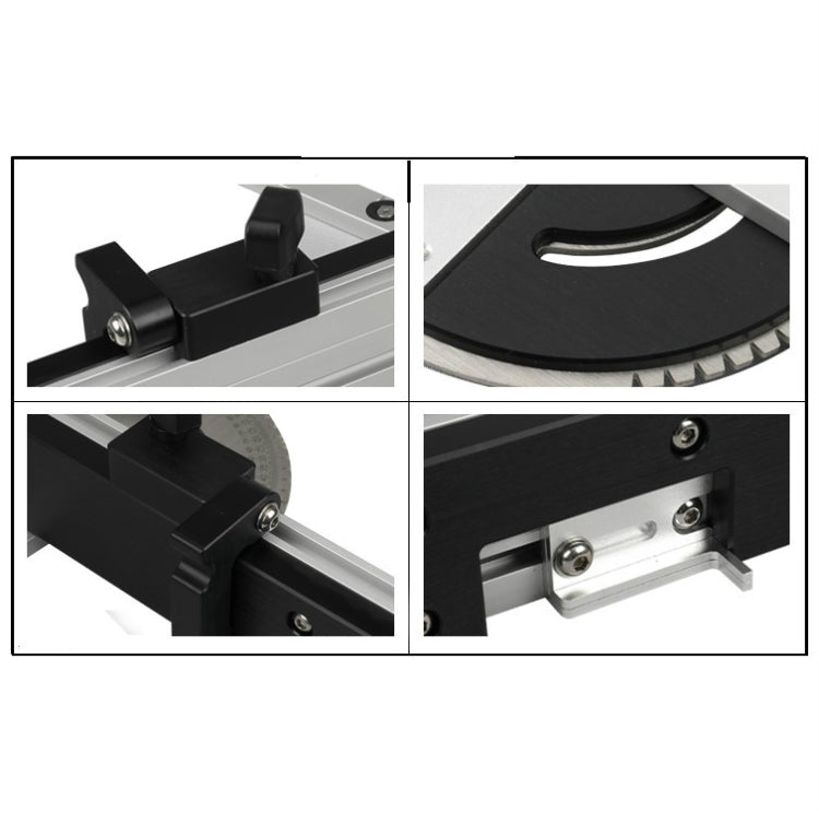 Strumento di misurazione per sega da tavolo per legno, righello scorrevole per spintore per la lavorazione del legno, Single Tenon, Aluminum Handle, Copper Handle, Aluminum Handle + Tenon, Aluminum Handle + Tenon + Limit, Copper Handle + Tenon + Limit ...