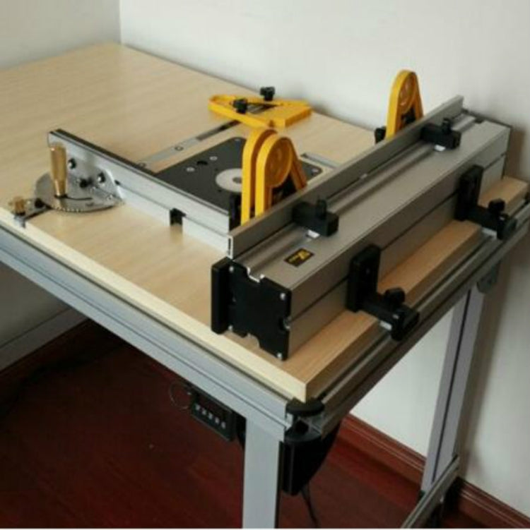 Strumento di misurazione per sega da tavolo per legno, righello scorrevole per spintore per la lavorazione del legno, Single Tenon, Aluminum Handle, Copper Handle, Aluminum Handle + Tenon, Aluminum Handle + Tenon + Limit, Copper Handle + Tenon + Limit ...
