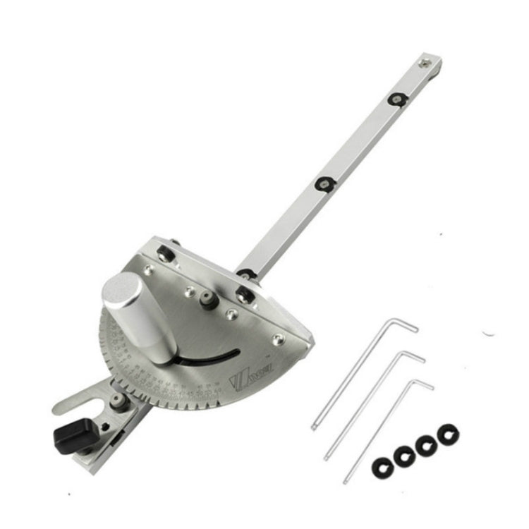 Strumento di misurazione per sega da tavolo per legno, righello scorrevole per spintore per la lavorazione del legno, Single Tenon, Aluminum Handle, Copper Handle, Aluminum Handle + Tenon, Aluminum Handle + Tenon + Limit, Copper Handle + Tenon + Limit ...