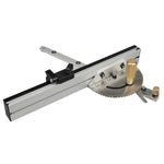 Strumento di misurazione per sega da tavolo per legno, righello scorrevole per spintore per la lavorazione del legno, Single Tenon, Aluminum Handle, Copper Handle, Aluminum Handle + Tenon, Aluminum Handle + Tenon + Limit, Copper Handle + Tenon + Limit ...