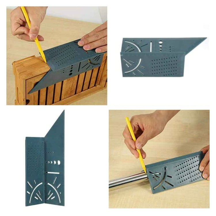 Righello tridimensionale per la lavorazione del legno, Grey Ruler and Pen, Green Ruler and Pen, Green Ruler, Gray Ruler