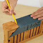 Righello tridimensionale per la lavorazione del legno, Grey Ruler and Pen, Green Ruler and Pen, Green Ruler, Gray Ruler