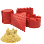 4 pezzi di giocattoli educativi per bambini, stampi per castelli, giochi con strumenti di sabbia, Educational Toys