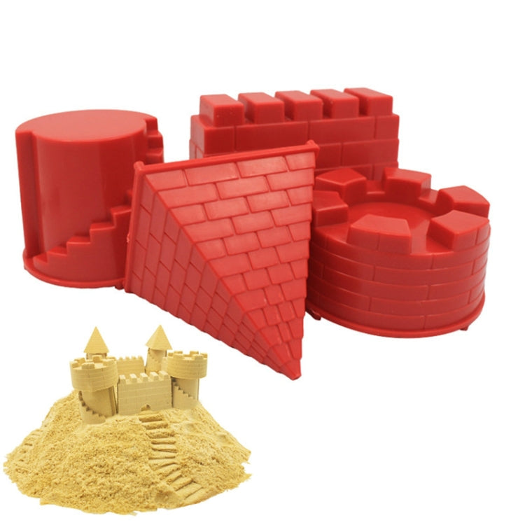 4 pezzi di giocattoli educativi per bambini, stampi per castelli, giochi con strumenti di sabbia, Educational Toys