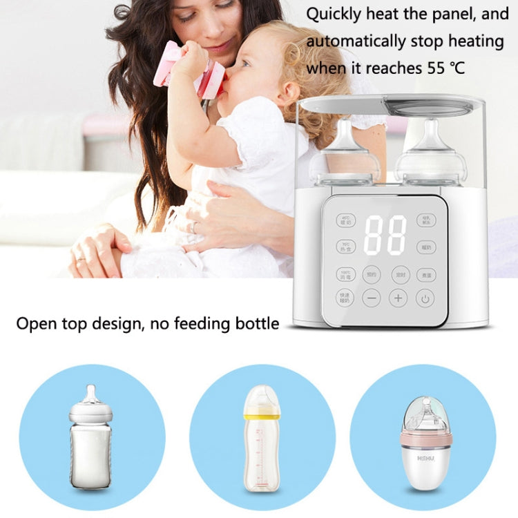 Macchina per la sterilizzazione dello scaldabiberon doppio N20 2 in 1, specifiche della spina:, EU Plug, US Plug
