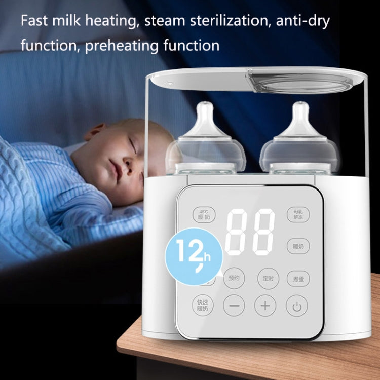 Macchina per la sterilizzazione dello scaldabiberon doppio N20 2 in 1, specifiche della spina:, EU Plug, US Plug