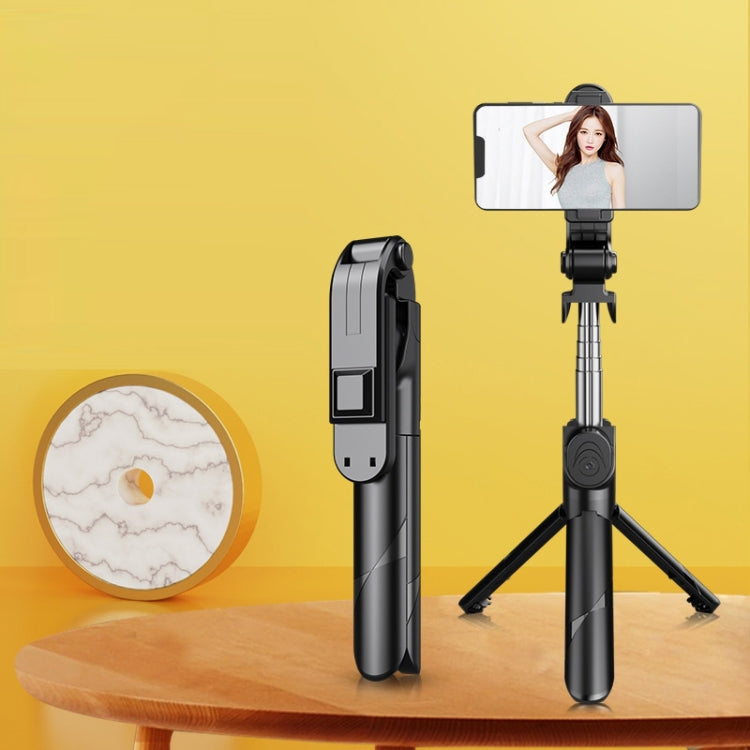 Mini bastone selfie con treppiede Bluetooth e luce LED