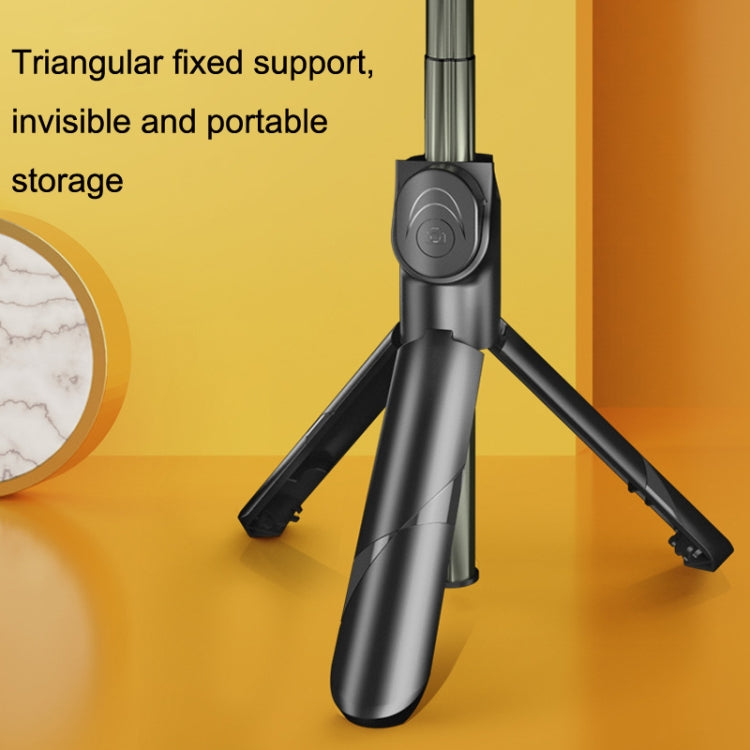 Mini bastone selfie con treppiede Bluetooth e luce LED