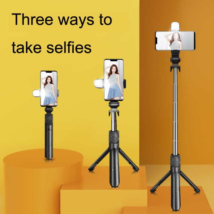 Mini bastone selfie con treppiede Bluetooth e luce LED
