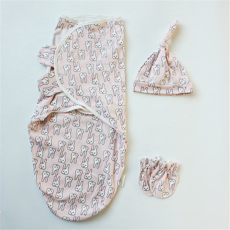 Set di berretti in stoffa lavorata a maglia, asciugamani, sacchi a pelo per neonati, in cotone, primavera estate, S (50x70 CM), L (60x75 CM)