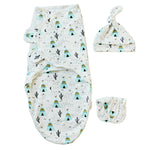 Set di berretti in stoffa lavorata a maglia, asciugamani, sacchi a pelo per neonati, in cotone, primavera estate, S (50x70 CM), L (60x75 CM)