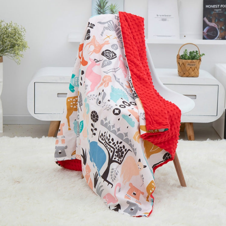 Coperta copri carrello lavabile trapuntata confortante in cotone cartone animato per bambini