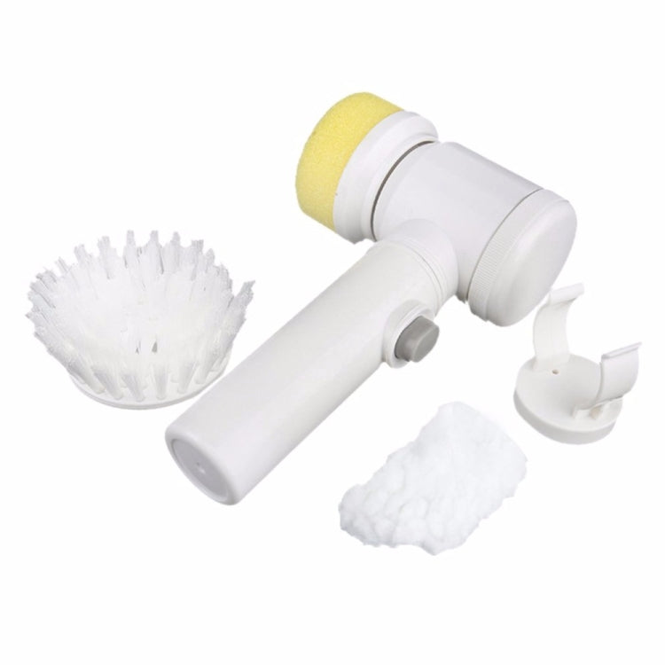 Detergente per spazzole per finestre per pulizia della vasca da bagno in nylon ABS 5 in 1 per uso domestico multifunzionale, 5 in 1 Brush
