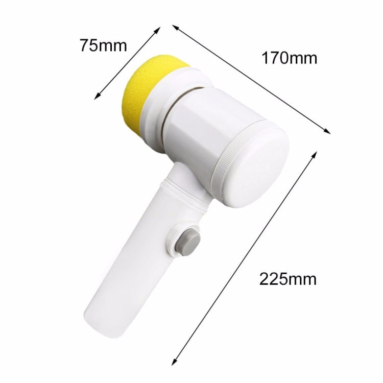Detergente per spazzole per finestre per pulizia della vasca da bagno in nylon ABS 5 in 1 per uso domestico multifunzionale, 5 in 1 Brush