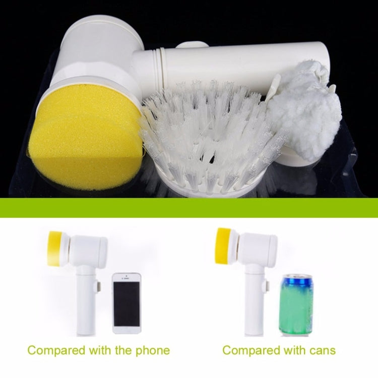 Detergente per spazzole per finestre per pulizia della vasca da bagno in nylon ABS 5 in 1 per uso domestico multifunzionale, 5 in 1 Brush