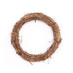 2 pezzi di albero di vite ghirlanda di Natale decorazione da giardino in rattan fai da te decorazione per finestra in rattan, 10CM, 15CM, 20CM, 25CM, 30CM