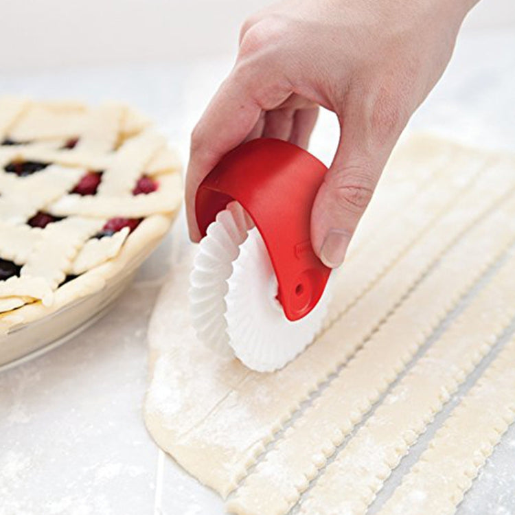 Utensili da forno Rotella per tagliare la pasta Rotella per orlare Coltello a rullo per taglierina manuale per noodle Gadget da cucina creativi