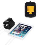 Adattatore USB per ricarica batteria Makita 14,4V 18V