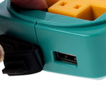 Adattatore USB per ricarica batteria Makita 14,4V 18V