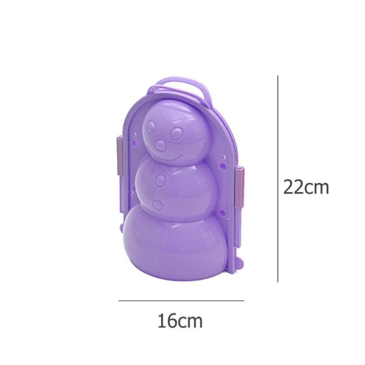 Pupazzo di neve 3D gioco neve bambini 24x18x8 cm