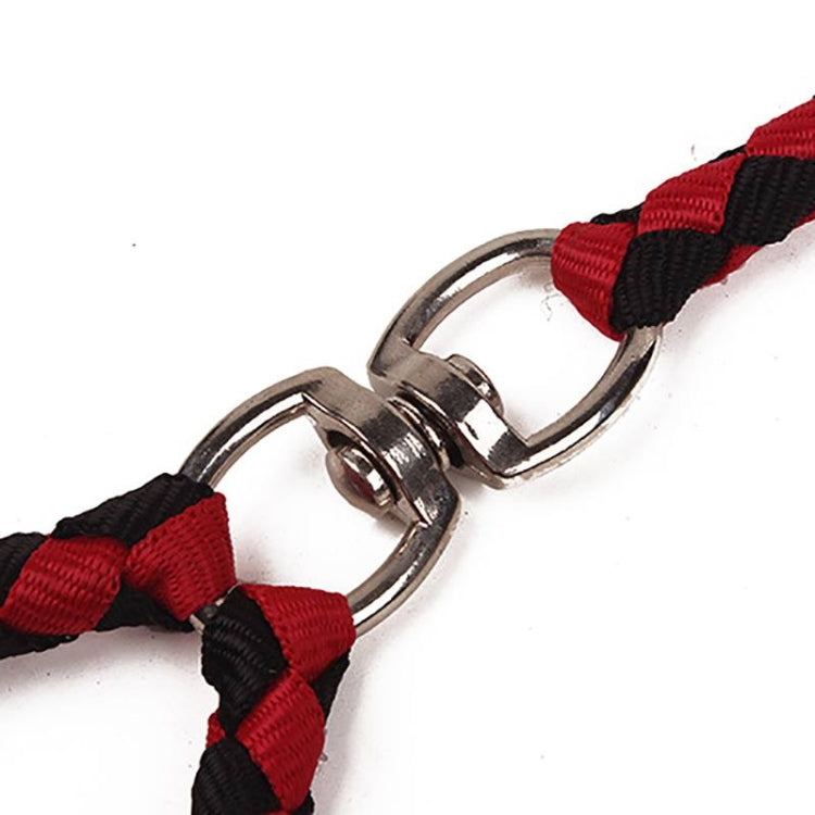Guinzagli per cani doppi Corda di trazione per animali domestici anti-avvolgimento, 1.4m