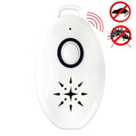 Mini repellente ad ultrasuoni portatile per esterni anti-insetti anti-topo per attività di campeggio all'aperto, Mini Insect Repellent White