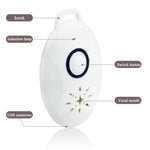 Mini repellente ad ultrasuoni portatile per esterni anti-insetti anti-topo per attività di campeggio all'aperto, Mini Insect Repellent White