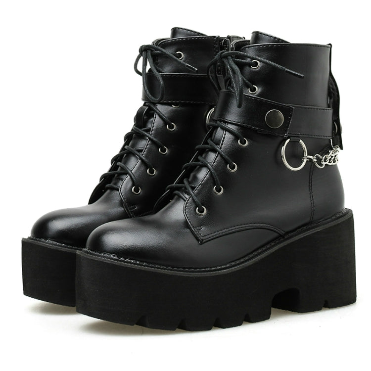 Piattaforma - Stivaletti Martin con suola Cerniera laterale Bellissimi stivaletti, 35, 36, 37, 38, 39
