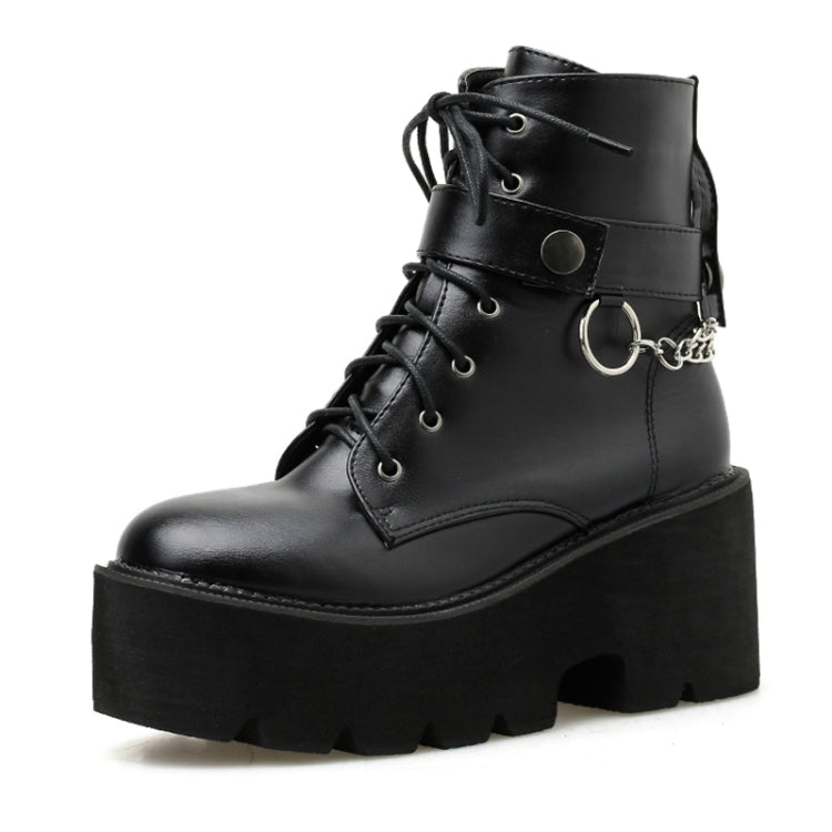 Piattaforma - Stivaletti Martin con suola Cerniera laterale Bellissimi stivaletti, 35, 36, 37, 38, 39