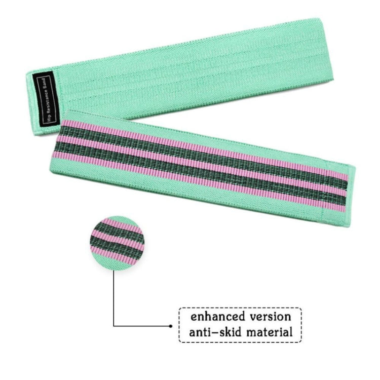 Fascia di resistenza per yoga con fascia di tensione in poliestere-cotone + filato di lattice, dimensioni: 76 x 8 cm, Lake Blue Weak Pull, Pink Rally Medium, Purple Rally