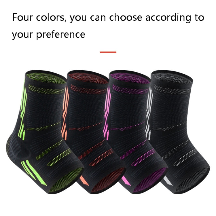 Supporto per caviglia in silicone anti-distorsione da 2 pezzi, basket, calcio, escursionismo, fitness, sport, attrezzatura protettiva, dimensioni:, M (Black Gray), L (Black Gray), XL (Black Gray), M (Black Orange), L (Black Orange), XL (Black Orange)  ...