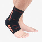 Supporto per caviglia in silicone anti-distorsione da 2 pezzi, basket, calcio, escursionismo, fitness, sport, attrezzatura protettiva, dimensioni:, M (Black Gray), L (Black Gray), XL (Black Gray), M (Black Orange), L (Black Orange), XL (Black Orange)  ...