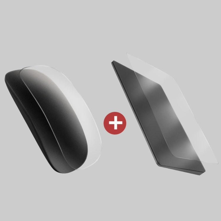 2 pezzi 2 in 1 pellicola frontale per mouse per Apple Magic Trackpad 2 + pellicola touch per set di adesivi con pellicola protettiva per iMac